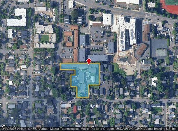  2881 Se Francis St, Portland, OR Parcel Map