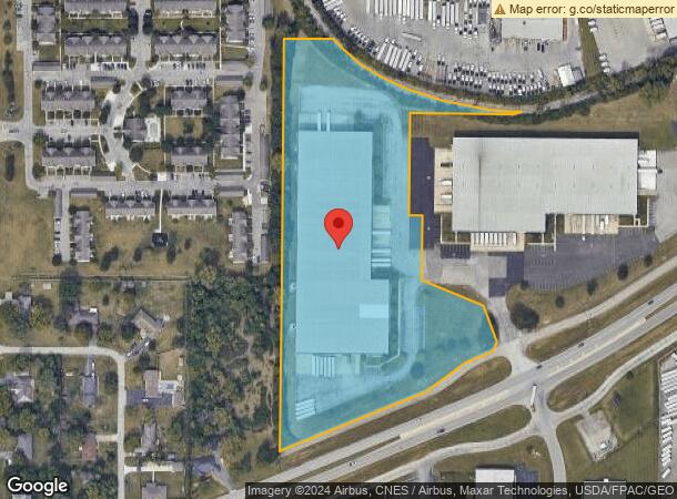  1727 Georgesville Rd, Columbus, OH Parcel Map