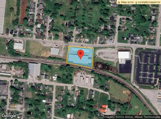  550 E Office St, Harrodsburg, KY Parcel Map