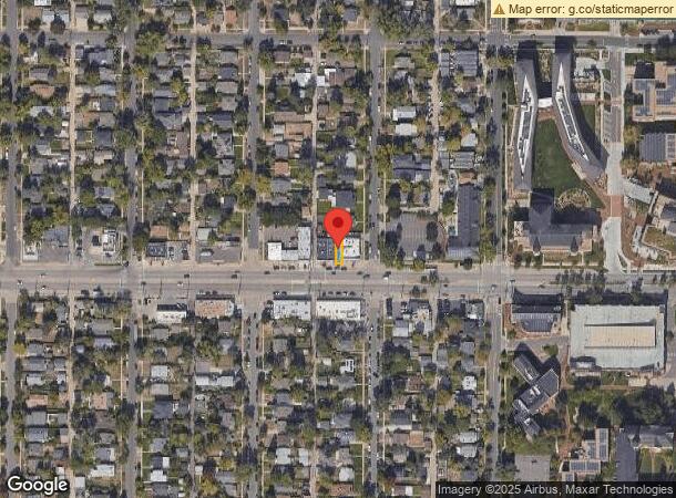  1733 E Evans Ave, Denver, CO Parcel Map