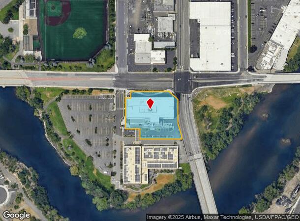  840 E Spokane Falls Blvd, Spokane, WA Parcel Map