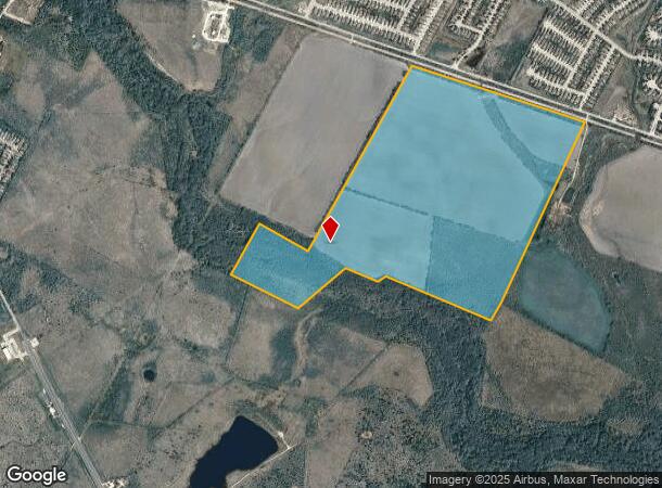 12600 Titanium St, Manor, TX Parcel Map