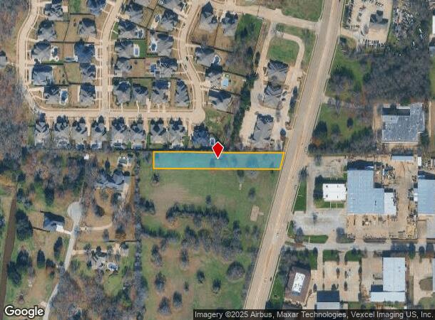  7424 S Cooper St, Arlington, TX Parcel Map