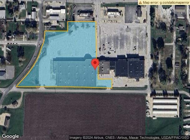  1325 E Jackson St, Macomb, IL Parcel Map