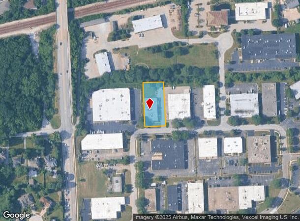  1988 University Ln, Lisle, IL Parcel Map