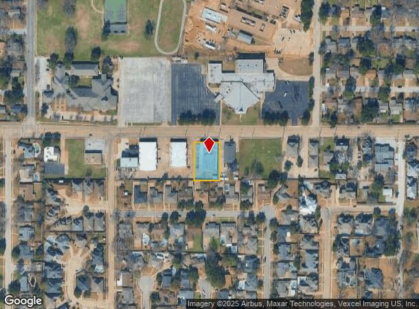  3212 W Park Row Dr, Pantego, TX Parcel Map