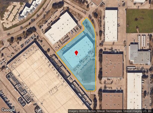 2941 Commodore Dr, Carrollton, TX Parcel Map