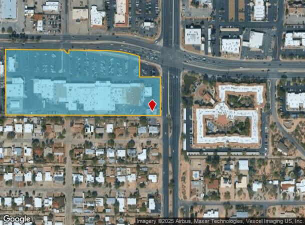 1021 N Wilmot Rd, Tucson, AZ Parcel Map