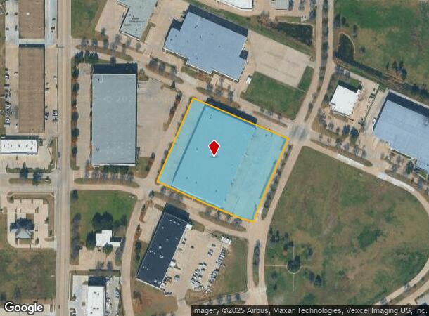2000 Robotics Pl, Fort Worth, TX Parcel Map