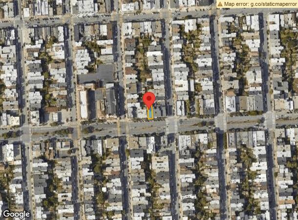  5826 Geary Blvd, San Francisco, CA Parcel Map