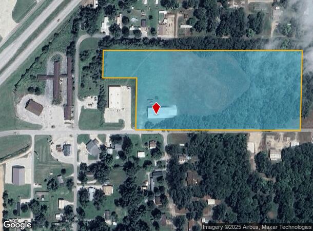  407 W Grave St, Patoka, IN Parcel Map