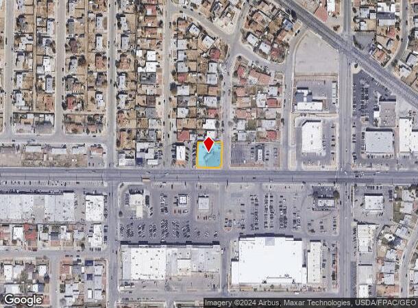  5115 Montana Ave, El Paso, TX Parcel Map