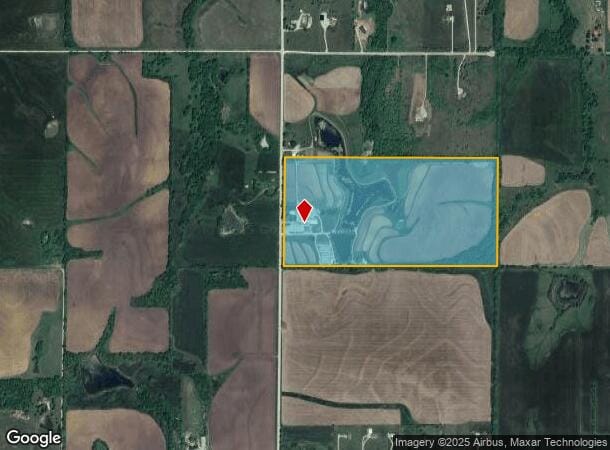  262 E 2100Th Rd, Wellsville, KS Parcel Map