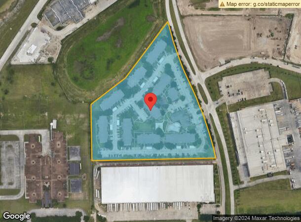  10445 Greens Crossing Blvd, Houston, TX Parcel Map