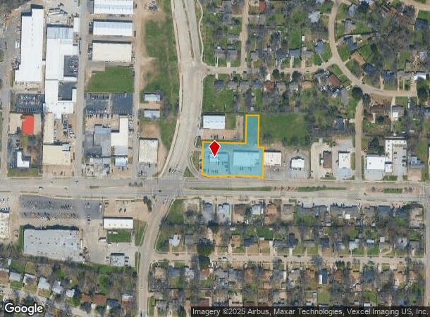 1801 E Abram St, Arlington, TX Parcel Map