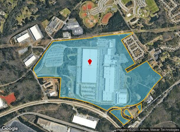 445 Hurricane Trl, Dacula, GA Parcel Map