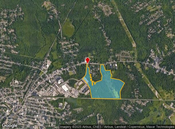 671 Pleasant St, Attleboro, MA Parcel Map