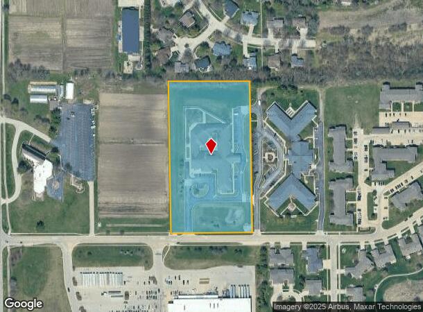 1704 E Amber Ln, Urbana, IL Parcel Map