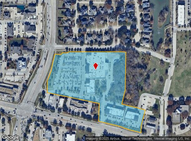 3800 Long Prairie Rd, Flower Mound, TX Parcel Map