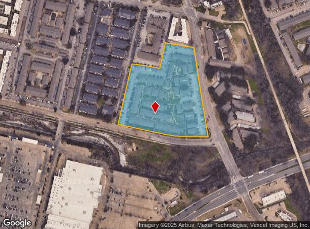  6555 Melody Ln, Dallas, TX Parcel Map