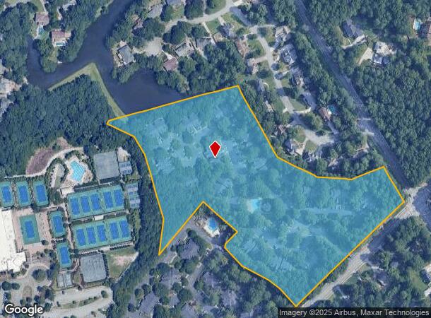100 Wynfield Trce, Peachtree Corners, GA Parcel Map