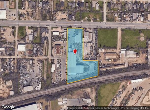  3530 Singleton Blvd, Dallas, TX Parcel Map