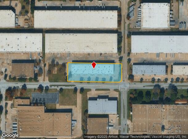 1111 W Carrier Pky, Grand Prairie, TX Parcel Map