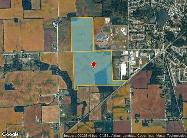 Redman Rd, Milan, MI Parcel Map