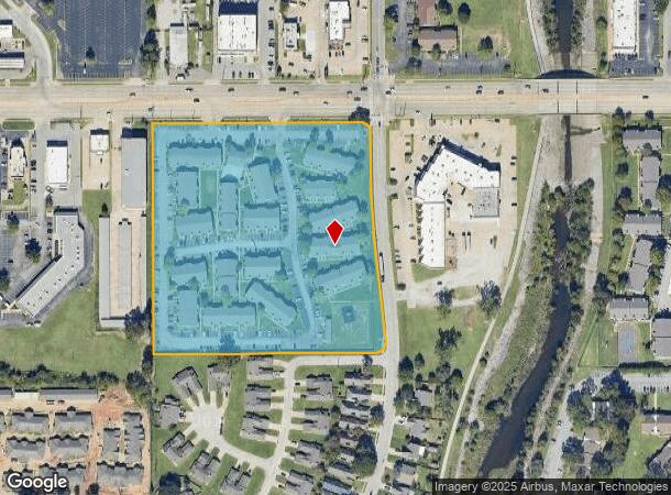  1502 E 71St St, Tulsa, OK Parcel Map