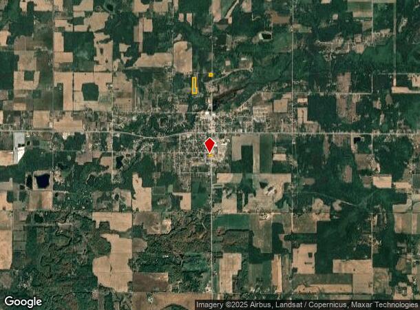  205 S Division St, Hesperia, MI Parcel Map