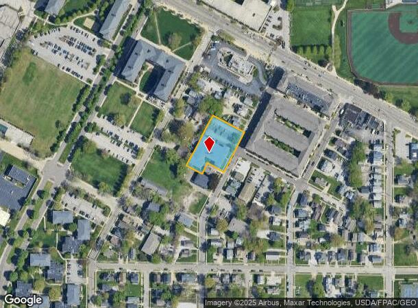  406 Sumner St, Akron, OH Parcel Map