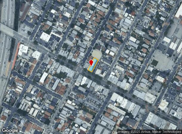  2107 E Cesar E Chavez Ave, Los Angeles, CA Parcel Map