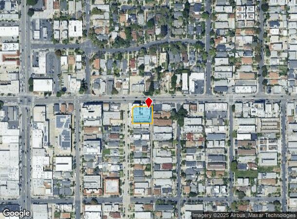 652 N Serrano Ave, Los Angeles, CA Parcel Map