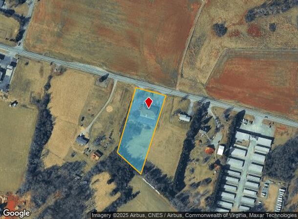 7490 Old Franklin Tpke, Glade Hill, VA Parcel Map