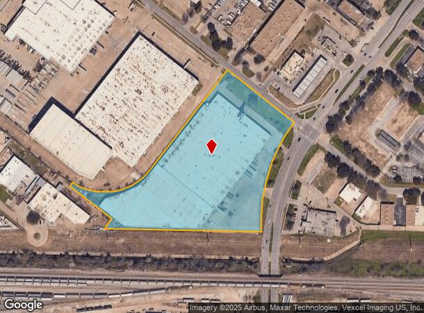  7301 Ambassador Row, Dallas, TX Parcel Map