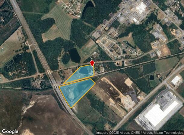 2744 Moore Station Rd, Dublin, GA Parcel Map