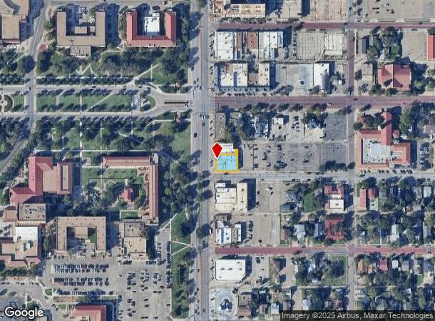 1215 University Ave, Lubbock, TX Parcel Map