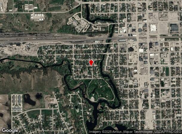  525 3Rd St Sw, Jamestown, ND Parcel Map