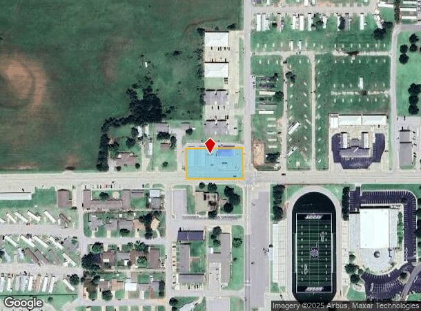  401 W Davis Ave, Weatherford, OK Parcel Map