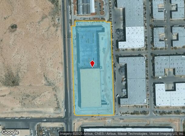  2880 Simmons St, North Las Vegas, NV Parcel Map
