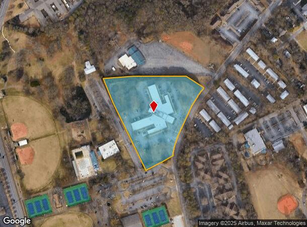  775 Sunset Dr, Athens, GA Parcel Map