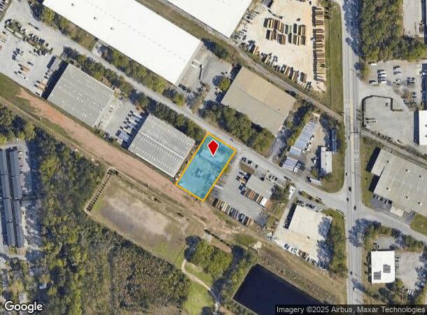1005 Trident St, Hanahan, SC Parcel Map