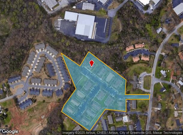 303 Miller Rd, Mauldin, SC Parcel Map
