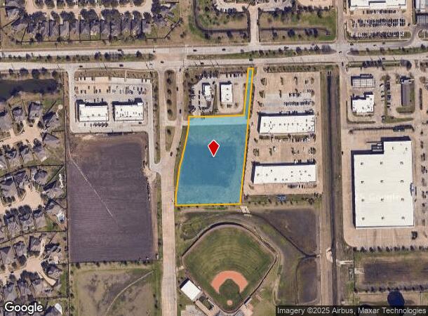  11836 Broadway St, Pearland, TX Parcel Map