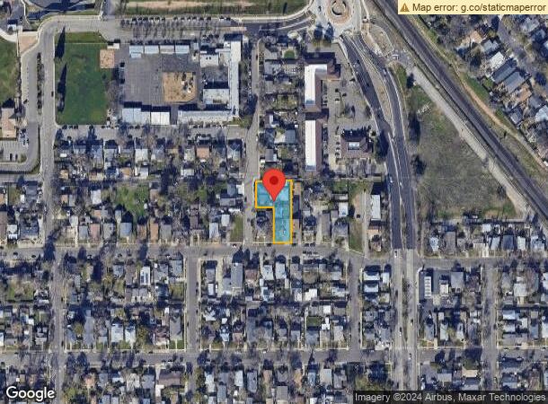  404 Niles Ave, Roseville, CA Parcel Map