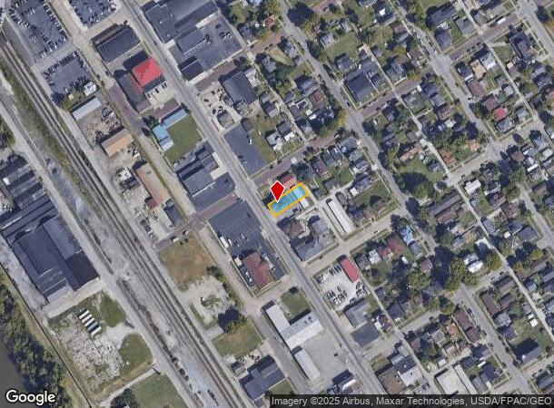 1107 S 3Rd St, Ironton, OH Parcel Map