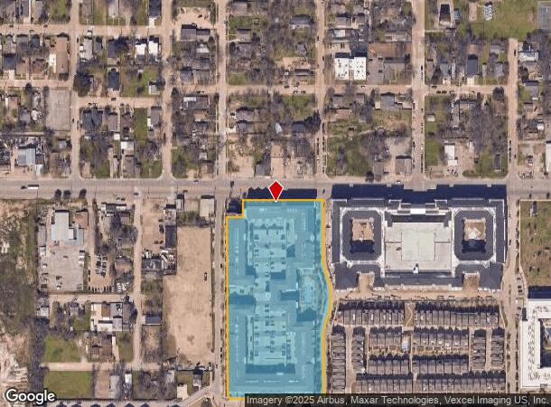 1212 Singleton Blvd, Dallas, TX Parcel Map