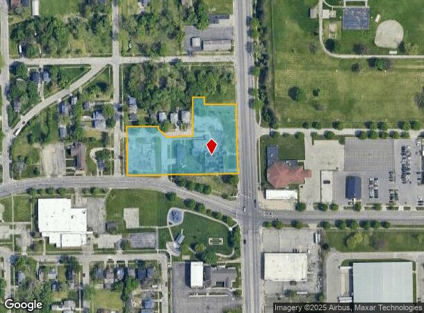  2125 N Saginaw St, Flint, MI Parcel Map