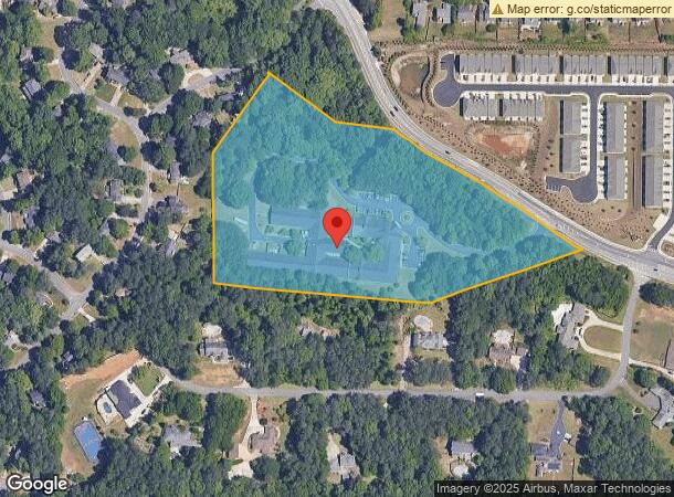  1345 Milford Church Rd Sw, Marietta, GA Parcel Map