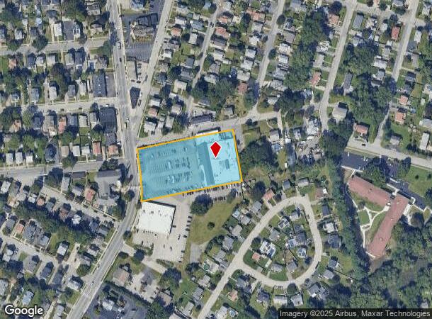 550 Pontiac Ave, Cranston, RI Parcel Map